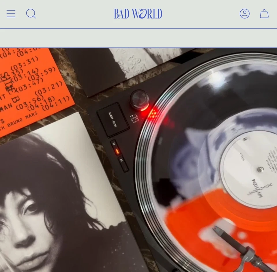 Lady Gaga MAYHEM Liquid Filled Vinyl LP Blood Record Bad World NEW RARE 🤩💿🎶 - Image 4 of 4