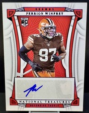 Perrion Winfrey RC Auto /49 Panini National Treasures Rookie Signatures #139
