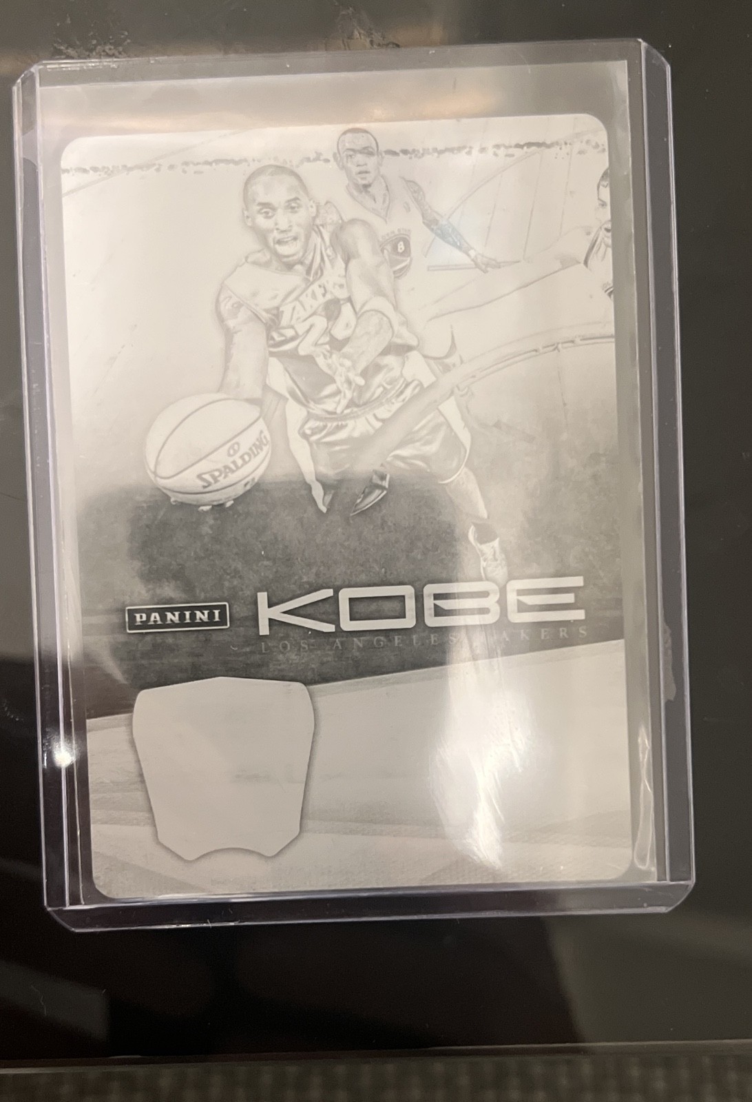 2012-13 Panini Kobe Anthology - Mem Auto Kobe Bryant #17 Printing Plate Black /1