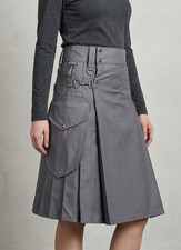 Scottish Hybrid Modern Utility Kilt With Cargo Pockets