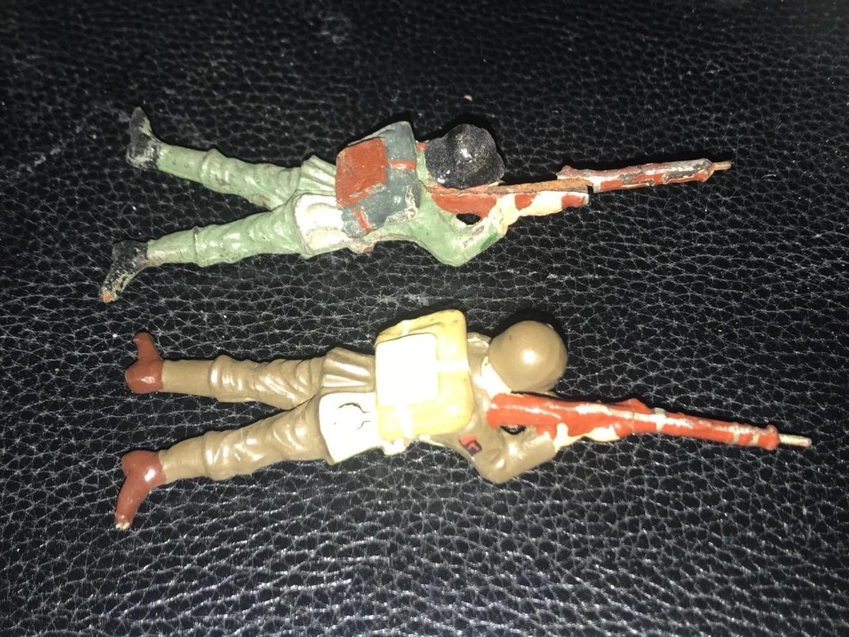 Lot De 9 Soldats De Collection EJM Made In Mexico - Composition, Non Linéol Elastolin