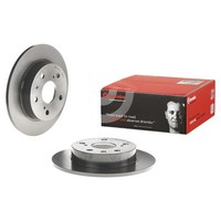 2X Brembo Bremsscheiben 259Mm Voll Hinten | 08.C046.11