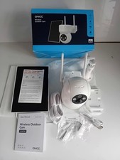 GNCC Model GW30 2MP Solar Security Camera Outdoor Wireless, 360° PTZ CCTV System