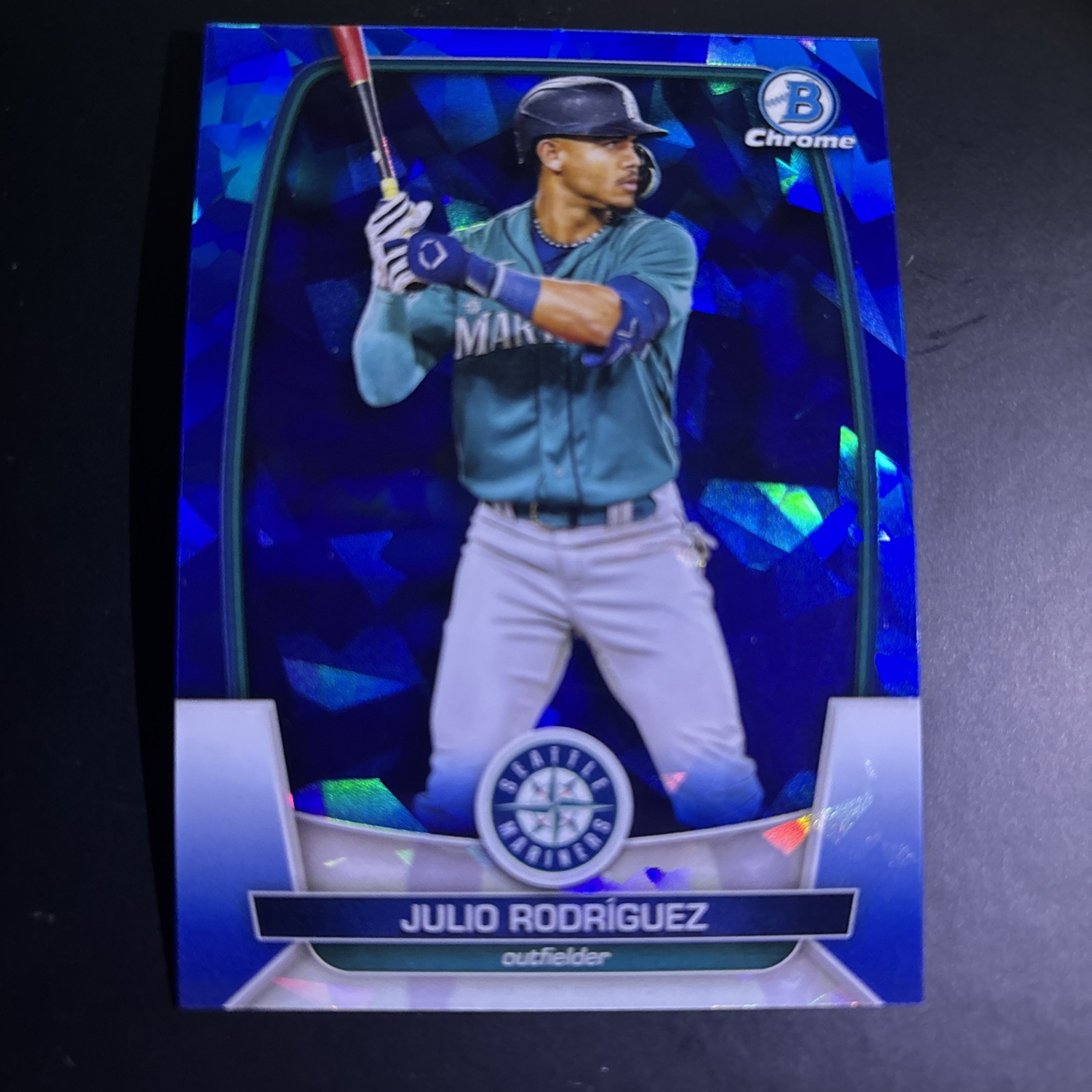 2023 Bowman Chrome Sapphire Baseball Julio Rodriguez Seattle Mariners #81
