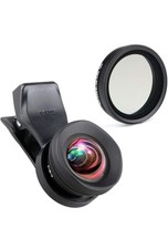 Weitwinkel Vorsatzobjektiv 18mm Mit Polfilter Für Handys Sirui 18-WA2+18-WA2-CPL