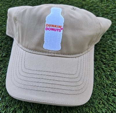 Beige Dunkin' Donuts Coffe Co Logo Embroidered Baseball Hat Cap Adjustable Strap