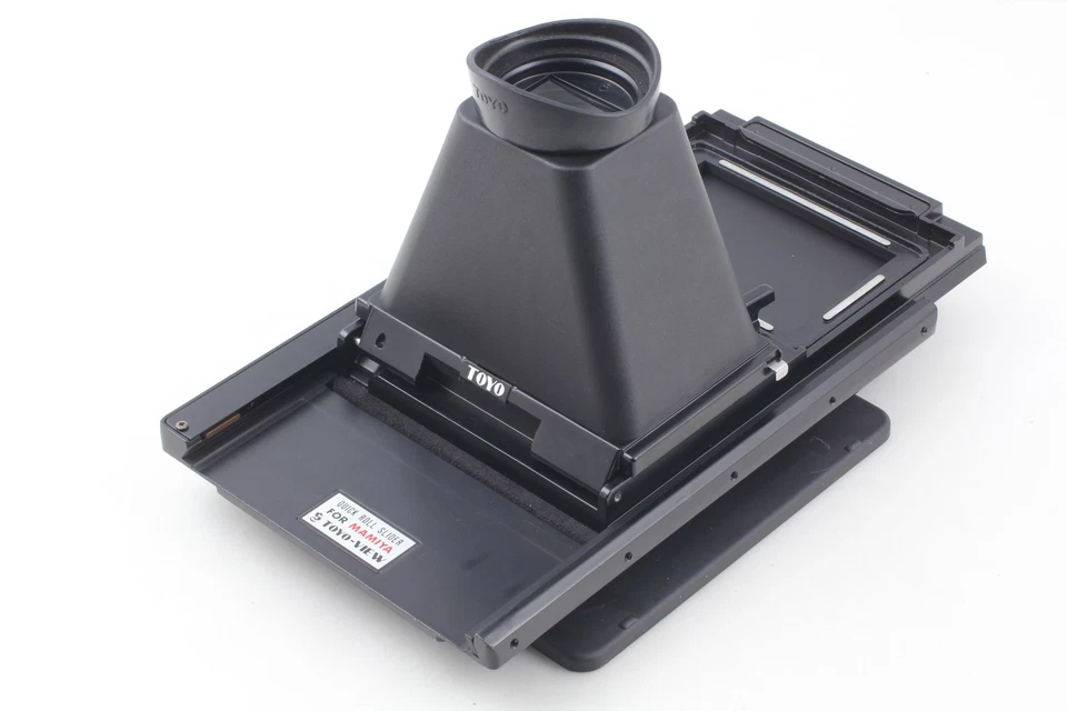 [Casi COMO NUEVO] Adaptador trasero de película deslizante de rollo rápido Toyo buscador de ángulo 6x9 de JAPÓN Foto 4 de 4