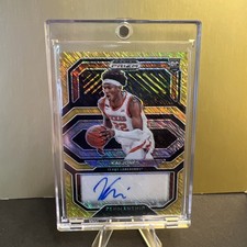 Kai Jones- 221 Panini Prizm Draft Picks “GOLD SHIMMER PENMANSHIP” #5/10 SSP