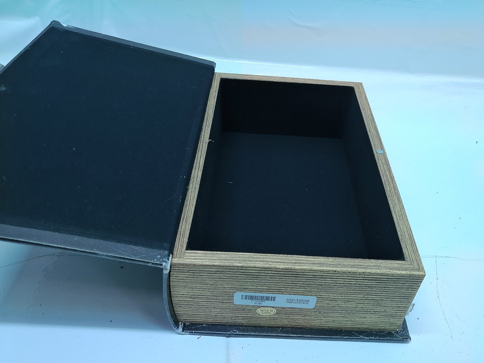 Spirit Halloween The Cabin Killer Hollow Book Box Secret Stash Horror Decor image 3