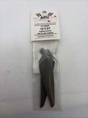 APC Composite Folding Electric Propeller 10 x 6F White 17+ LP10060F B82