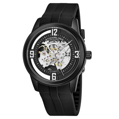 Legacy Black/Black Rubber | Skeleton Dial Wristwatch 877C.07
