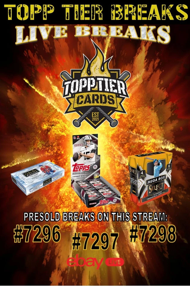 MONDAY NIGHT BREAKS W/NICK-TOPPS FOOTBALL & SELECT BASEBALL