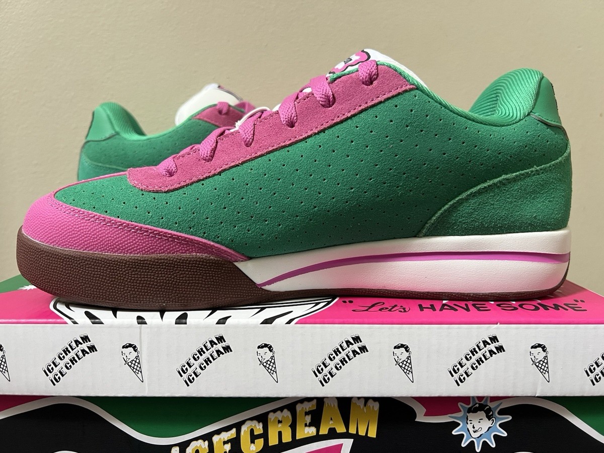 2026 Reebok x BBC Board Flip Skate Shoes Ice Cream Watermelon Pink
