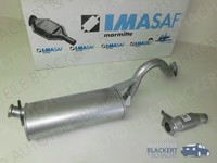 Imasaf Auspuffset Msd+Esd für Mitsubishi Pajero II 2.5 Td+4X4 1996-2000| 3-TüRer