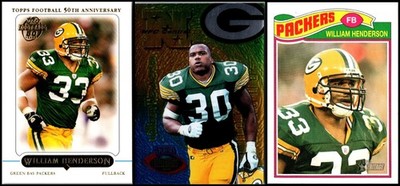 William Henderson (3) Card Lot - FREE SHIPPING