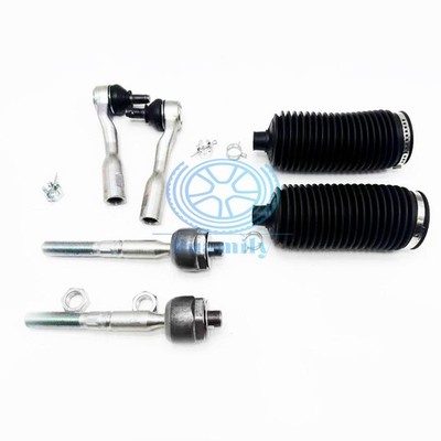 6x For Toyota Sequoia Toyota Tundra Inner & Outer Tie Rod End Links w/ Boots