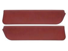 Deluxe Red Padded Sunvisor Set 1961-66 Ford Pickup Truck Deluxe Red Padded Sunvisor Set 1961-66 Ford Pickup Truck
