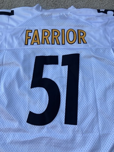 Pittsburgh Steelers NFL Reebok Jersey #51 “Farrior” 48 M Onfield - Picture 8 of 14