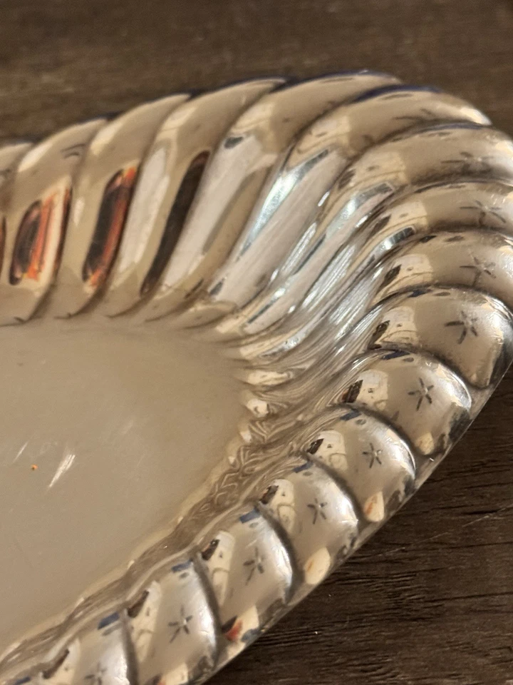 Серебряный поднос для овальных тарелок REED BARTON 249 13 дюймов винтажный - Изображение 2 из 4