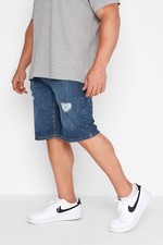 Image of Bad Rhino Big & Tall Ripped Denim Shorts