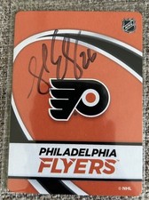 Steve Eminger Hand Signed Autograph Auto Philadelphia Flyers NHL Playing Card