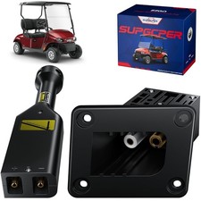 EZGO 36V PowerWise Charger Receptacle and Plug, Golf Cart Battery Charger Port a