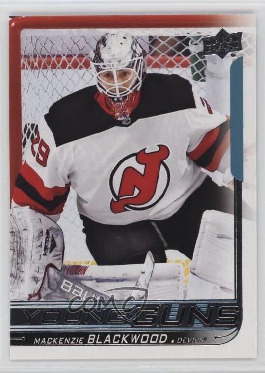 2018-19 Upper Deck Young Guns Mackenzie Blackwood #210 14wn