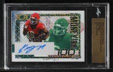 2023 Leaf Metal Pre-Production Proof White Mojo 1/1 Kenny McIntosh Auto 0st9