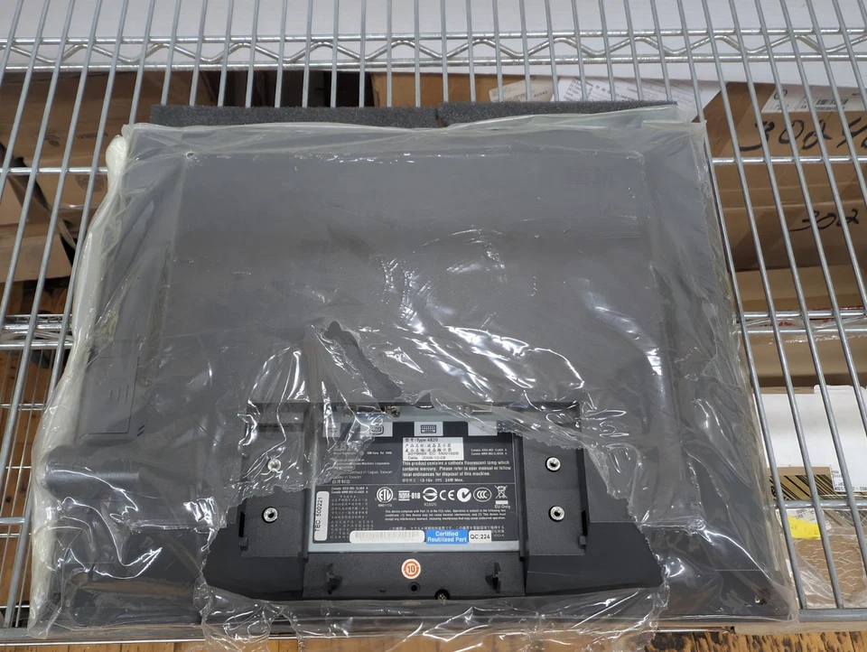 New, IBM, 4820-5GN, 15 inch Touch Display LCD 5GB (44D1973) - Image 4 of 4