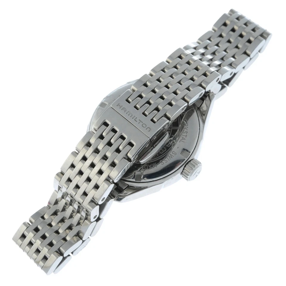 Impresionante reloj pulsera de cuarzo para damas Hamilton Valiant H392510 26 mm acero esfera mop Foto 2 de 4