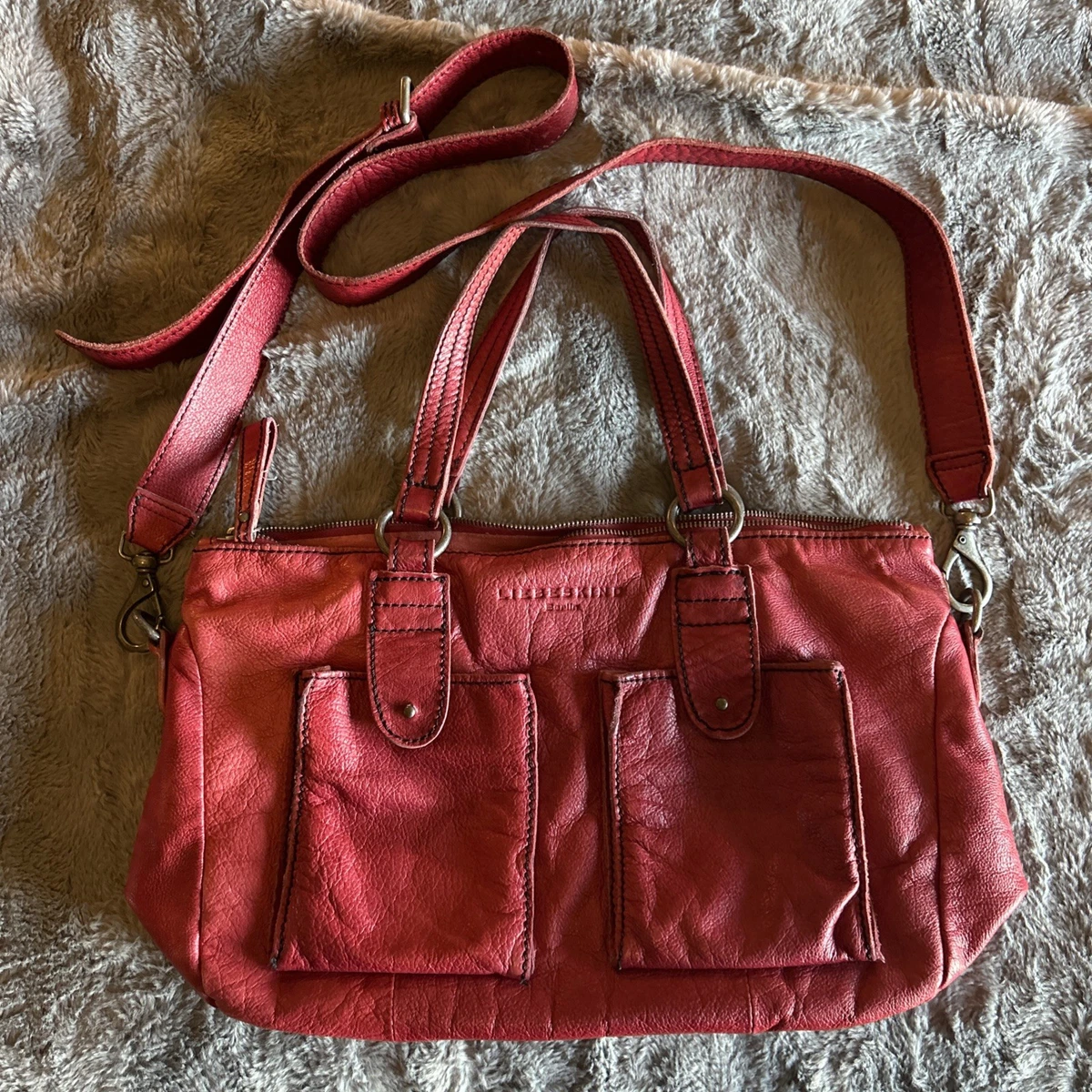 Portafoglio Minimo XS In Pelle LIEBESKIND Scarlet Lamb Cardie – Design Moderno Con Chiusura Magnetica