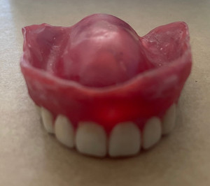 Vintage DENTURES False Teeth Dental Plate Upper Oddities Weird #2