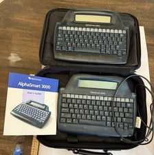 Lot Of 2 AlphaSmart 3000 Portable Word Processor  – Untested