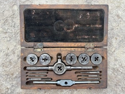 Vintage Little Giant Tap and Die Set A1 Greenfield Mass Wells
