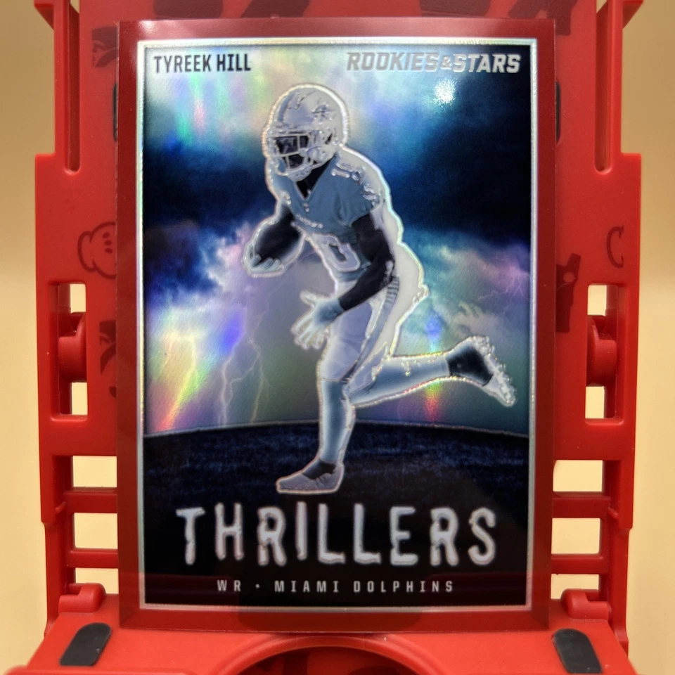 2023 Panini Rookies & Stars Tyreek Hill Thrillers Red Prizm 24/99 #TH-19 SP - Image 2 of 4