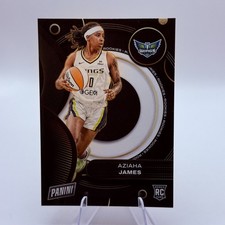 Aziaha James 2025 WNBA Panini Player of the Day #RC11 Rookie Dallas Wings Card 