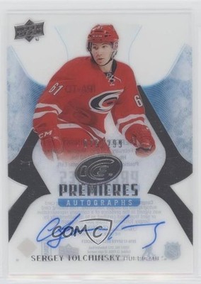 2016 Upper Deck Ice Premieres /299 Sergey Tolchinsky #IPA-TO Rookie Auto RC 0c6