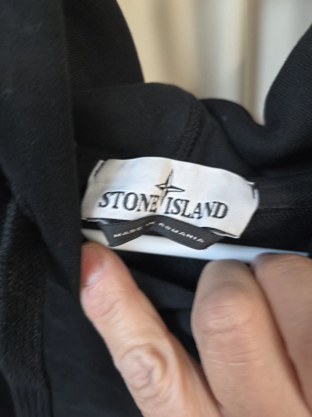 Stone Island Pullover tinto in capo felpa con cappuccio e coulisse casual M