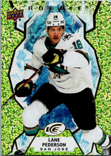 2022-23 Upper Deck Ice Rookie Green Lane Pederson RC Card# 109