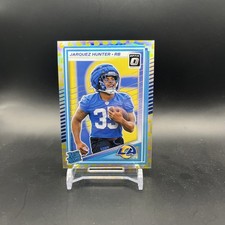 2025 Panini Donruss Optic - Rated Rookie Jarquez Hunter #292 Flex Prizm /199 RC