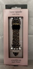 Kate Spade New York Apple Watch Leopard Print Silicone Band - 38/40mm