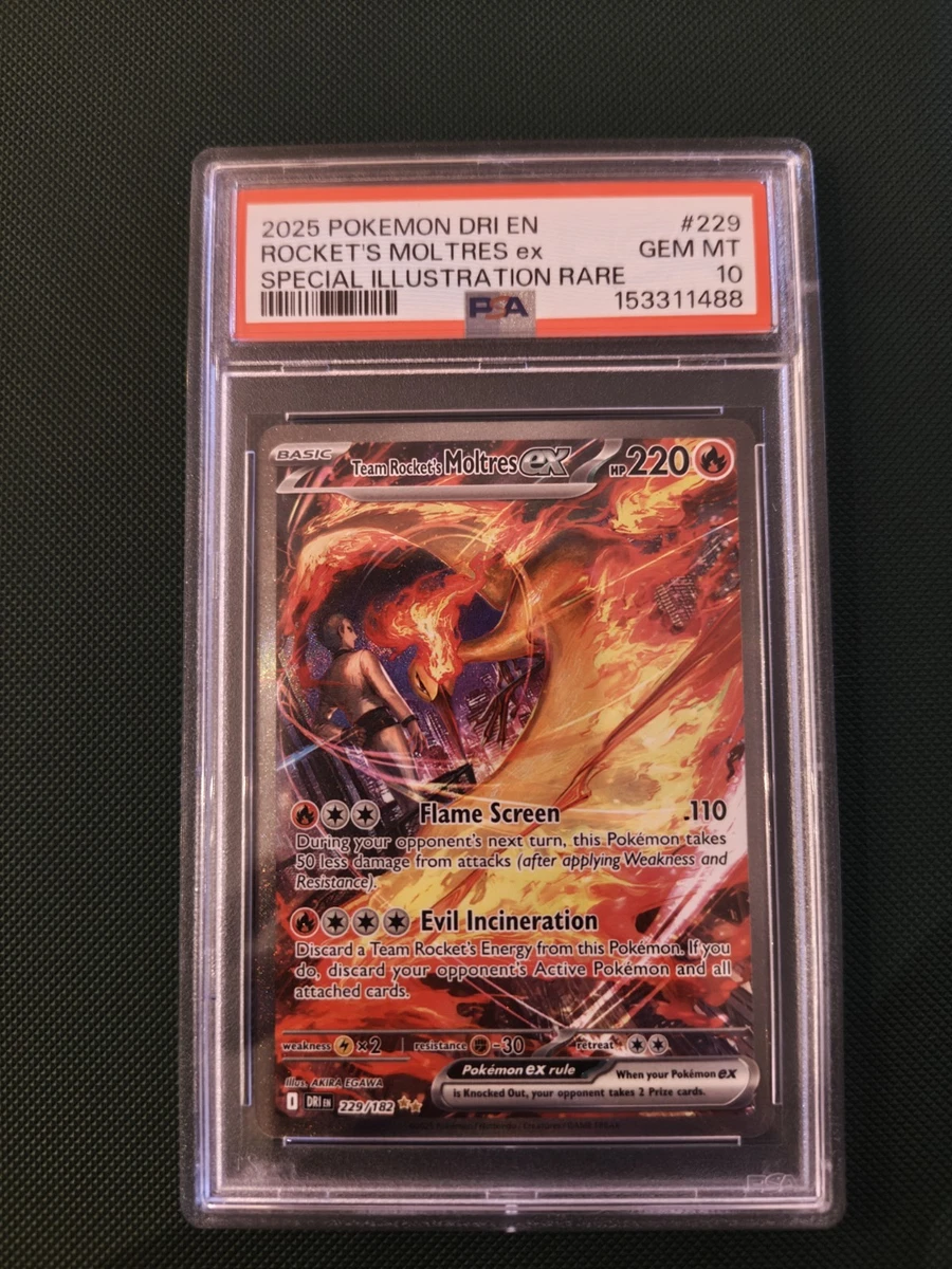 ポケモンカードゲーム ROCKET'S MOLTRES ex SPECIAL ART RARE Rocket's Moltres ex Pokémon TCG Cards for sale | eBay