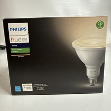Philips Hue Outdoor Light Bulb 14W 3000K PAR38 Bright White Alexa Google Apple