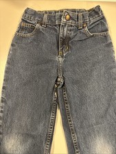 Sonoma Dark Blue Denim Jeans Straight Leg Size 7 Adjustable Waist boys
