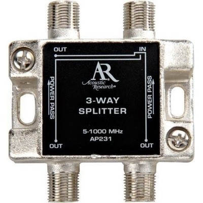 Acoustic Research AP231 High Performance Video 3-way Splitter
