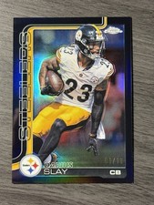 2025 Topps Chrome Football Darius Slay Football Black Refractor 01/10 #259 Pitt