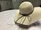 Natural Straw Hat LOADED WITH GEM STONES. DETAILED NEW — photo 4