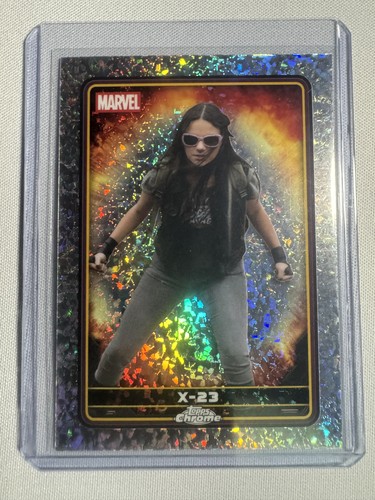 2025 Topps Chrome Marvel Deadpool #42 X-23 Mini-Diamonds Refractor