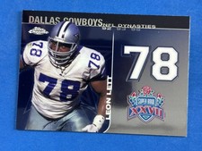 2008 Topps Chrome Dynasties #DYNC-LL Leon Lett Dallas Cowboys