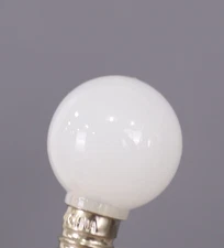 Vickerman G30 Cool White Ceramic LED Nickel Base Bulb E12  120V .6 W  25 Bulbs
